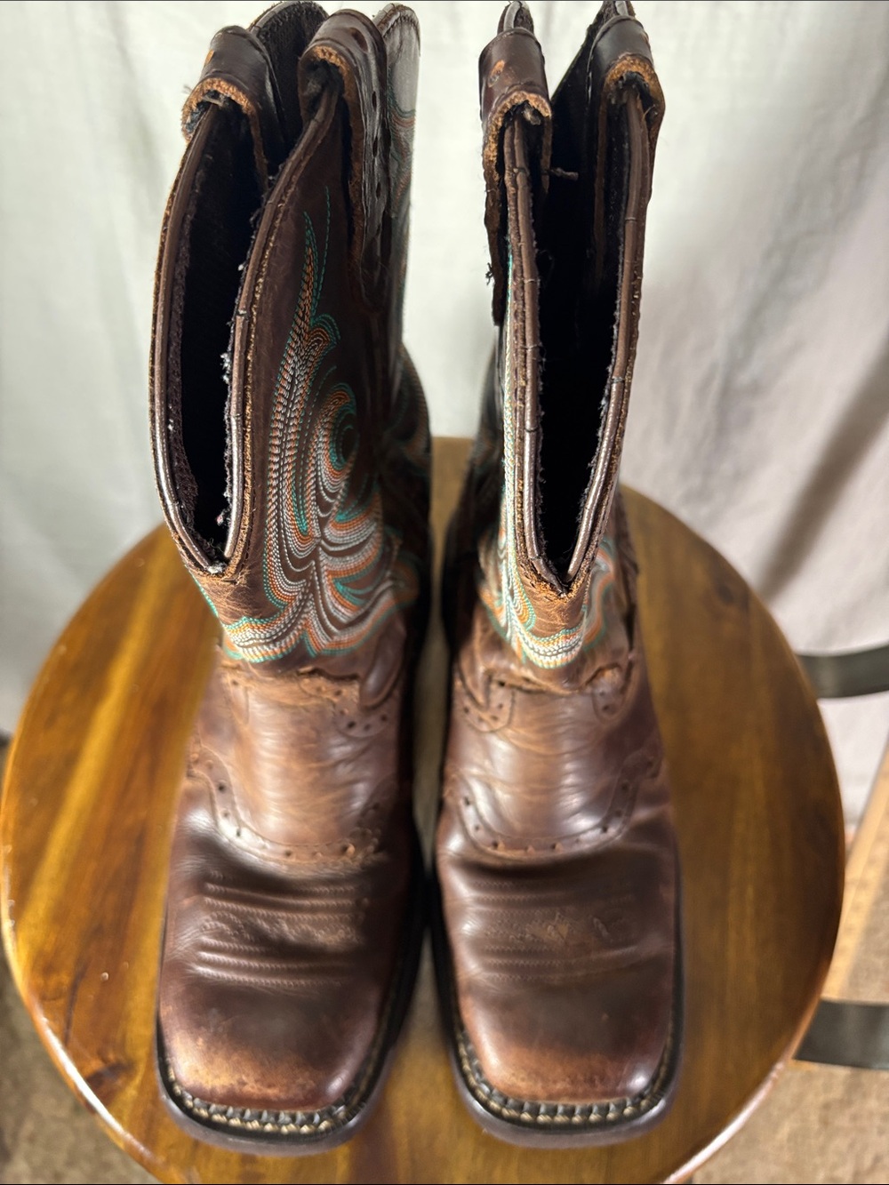 Justin Gypsy Inji Brown Leather Western Cowgirl Boots 6.5B GY9984 - Picture 11 of 11